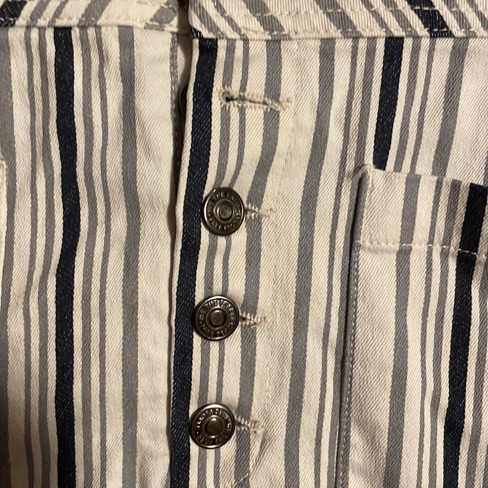 Free People Old School Love striped jumper overall dress - Picture 6 of 7